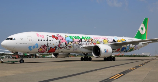 史上最差十大涂装:长荣航空Hello Kitty上榜
