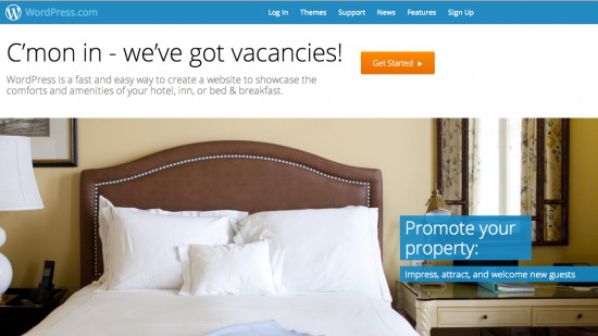 WordPress推出以酒店为主题的网站模板